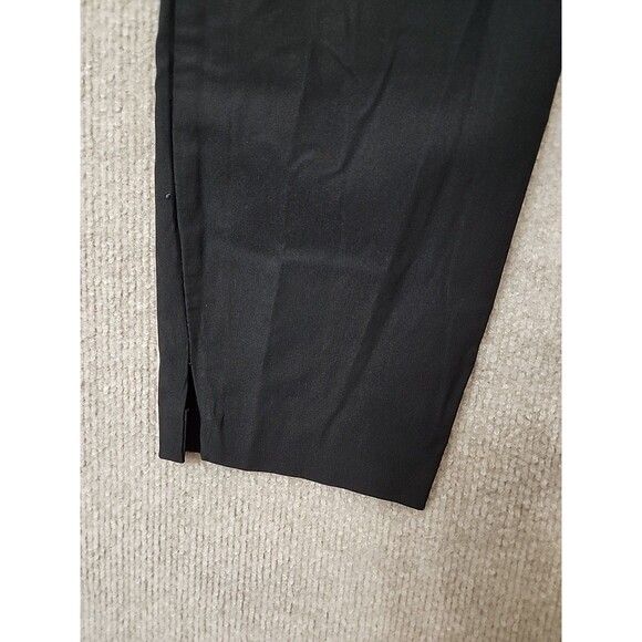 New York Co Whitney Pull On Pants Womens M Black Ankle Stretch Career NEW - Picture 5 of 8